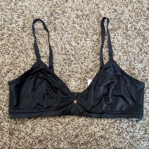 Savage X Fenty Triangle Bralette in Black Caviar